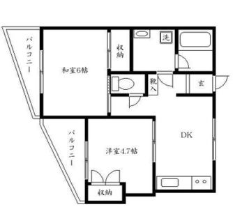 東京都板橋区幸町 賃貸マンション 2DK