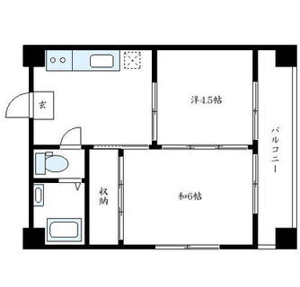 東京都北区滝野川７丁目 賃貸マンション 2K