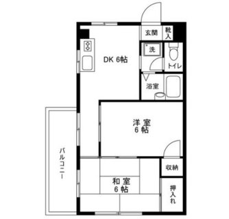 東京都板橋区東新町１丁目 賃貸マンション 2DK