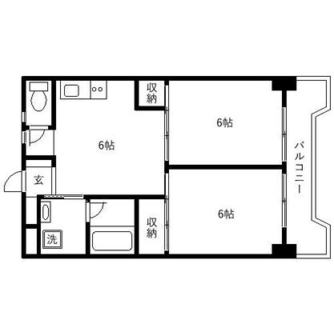 東京都板橋区成増１丁目 賃貸マンション 2DK