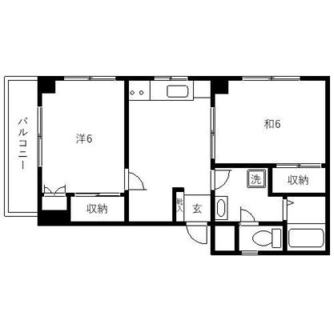 東京都板橋区常盤台４丁目 賃貸マンション 2K