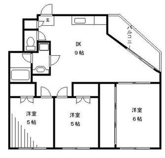 東京都板橋区東新町１丁目 賃貸マンション 3DK