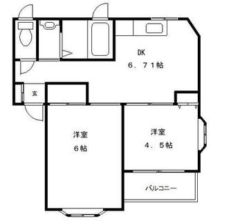 東京都板橋区桜川 賃貸マンション 2DK