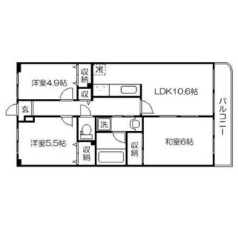 東京都板橋区成増１丁目 賃貸マンション 3LDK