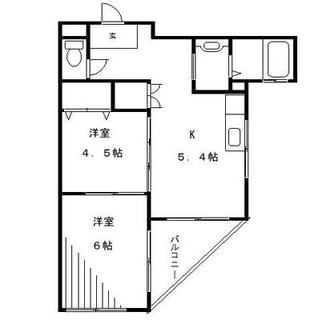 東京都板橋区板橋２丁目 賃貸マンション 2K