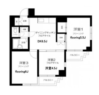 東京都板橋区板橋３丁目 賃貸マンション 3DK