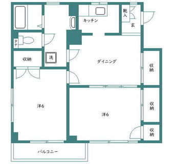 東京都板橋区常盤台４丁目 賃貸マンション 2DK