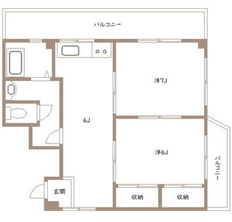 東京都板橋区富士見町 賃貸マンション 2DK