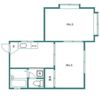 東京都板橋区双葉町 賃貸マンション 2K