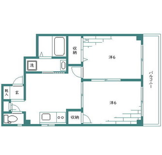 東京都板橋区桜川２丁目 賃貸マンション 2DK