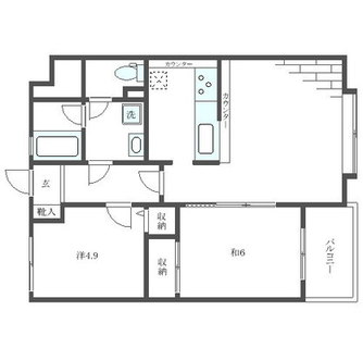 東京都板橋区前野町２丁目 賃貸マンション 2LDK