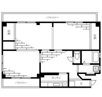 東京都板橋区大山東町 賃貸マンション 2K